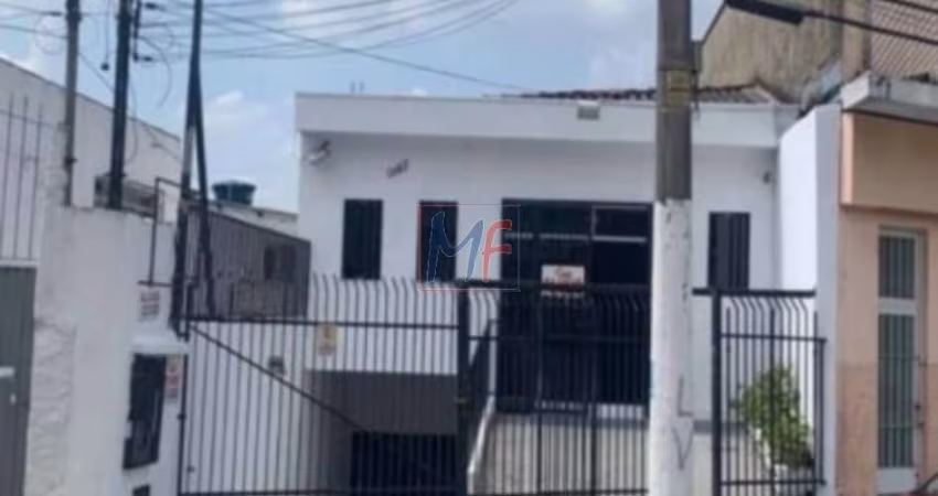 Excelente salão comercial V. Matilde, 200 m² terreno, e 309 m2 a.c., mezanino, piso ardósia e 5 vagas. Alugado.  (REF 17.423)