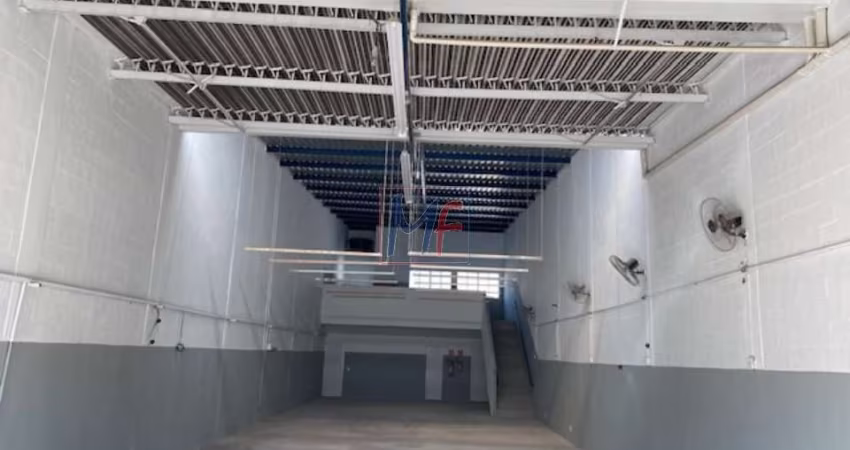Excelente galpão em SBC, 278 m² a.u., terreno 247 m2 , vestiários, escritório, pé direito 8m, energia trifásica . ZPI - REF 17.464