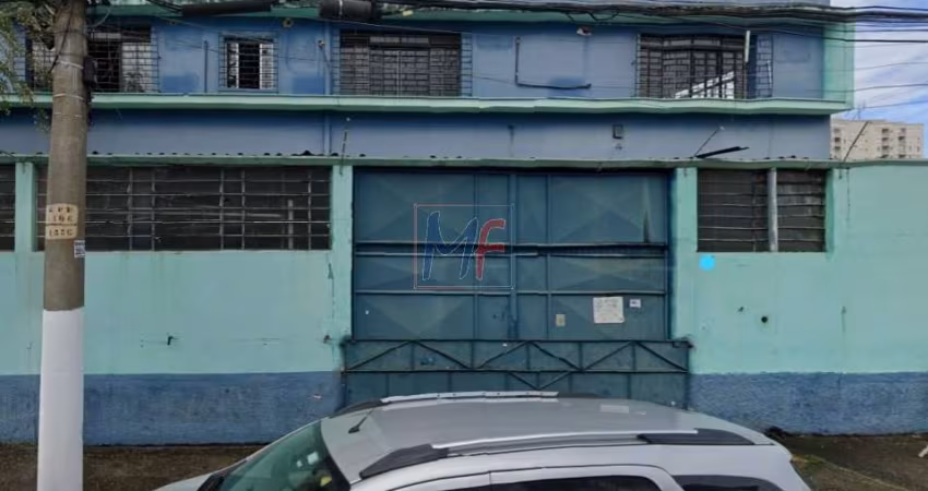 Excelente galpão na Vila Guilherme, 2.139m² a.c., 1.902m² a.t., Zoneamento ZC. Possui 3 testadas . Não aceita permutas.  (REF 17.465)