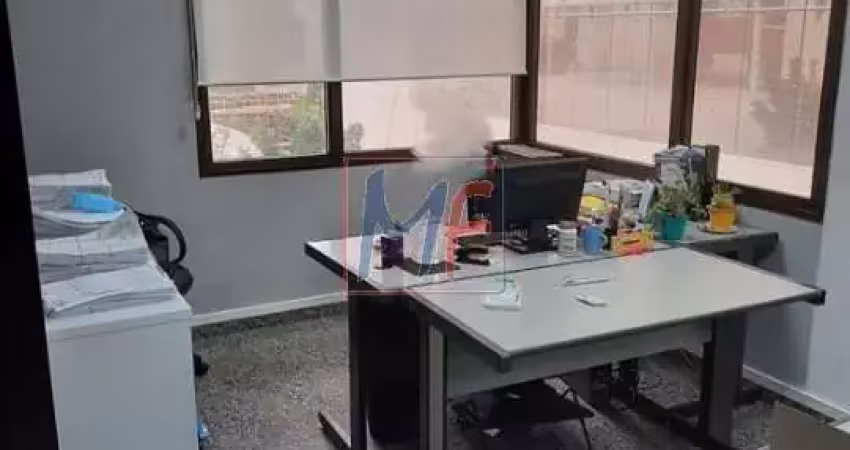 Excelente sala comercial em santo amaro, 55 m² a.u., com copa, banheiro, portaria, segurança, 2 vagas. aceita permuta (ref 17.575)