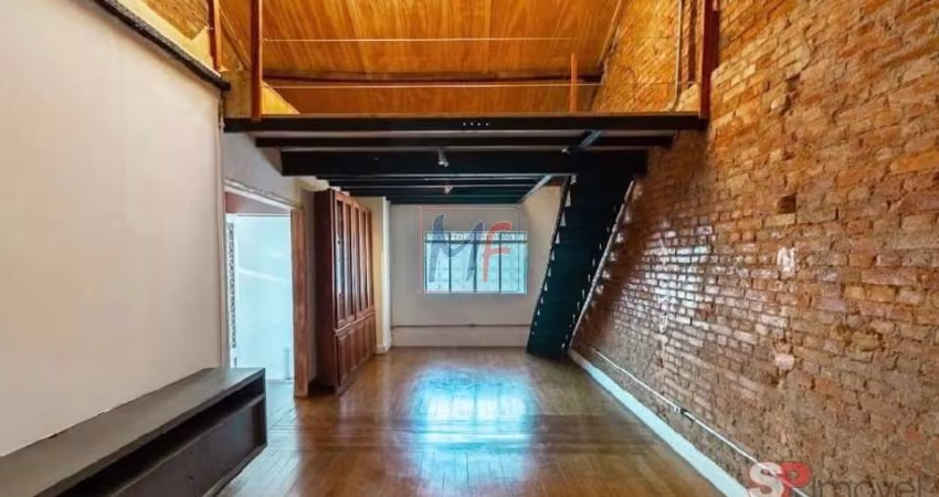 Excelente sobrado na Barra Funda, 240m² a.u., 2 dormitórios, sala, cozinha, mezanino, lavanderia, jardim, sistema de segurança (REF 17.841)