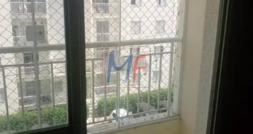 Excelente apto em Cotia-SP, 54m² a.u., 2 quartos, sala c/2ambientes, cozinha planejada, lavanderia, varanda, 1 vaga (REF 18.102)