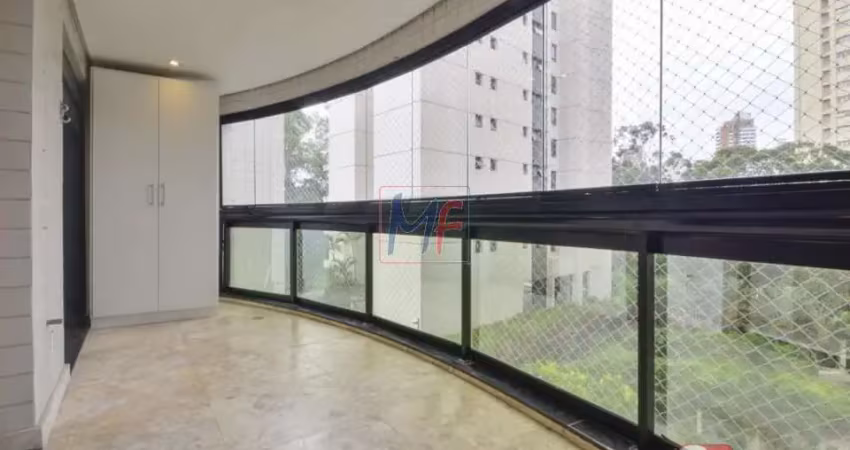 Belo apto no paraíso do morumbi, 336m² a.u., 4 quartos (4 suítes), sala, cozinha, copa, lavanderia, varanda, 2 depósitos, 5 vagas (ref 18.361)