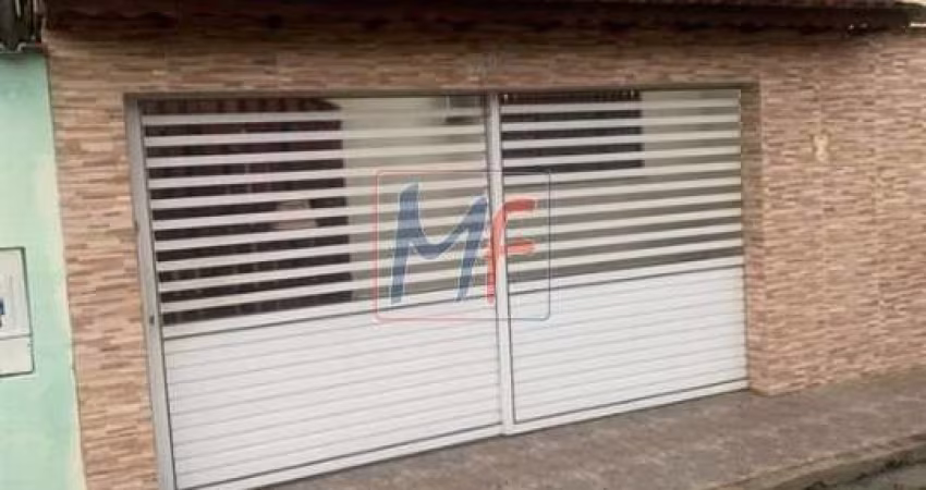 Excelente sobrado em Mongaguá - SP, com 126m² a.u., 3 dormitórios, sala, cozinha, quintal, churrasqueira e 2 vagas (REF 18.405)