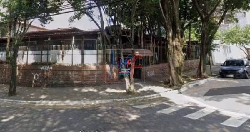 Excelente terreno para venda e locação , na Vila Mariana, 240 m² a.c, 345 m²  a.t., testada 17,50 metros, zoneamento: ZEU. (REF 18.435)