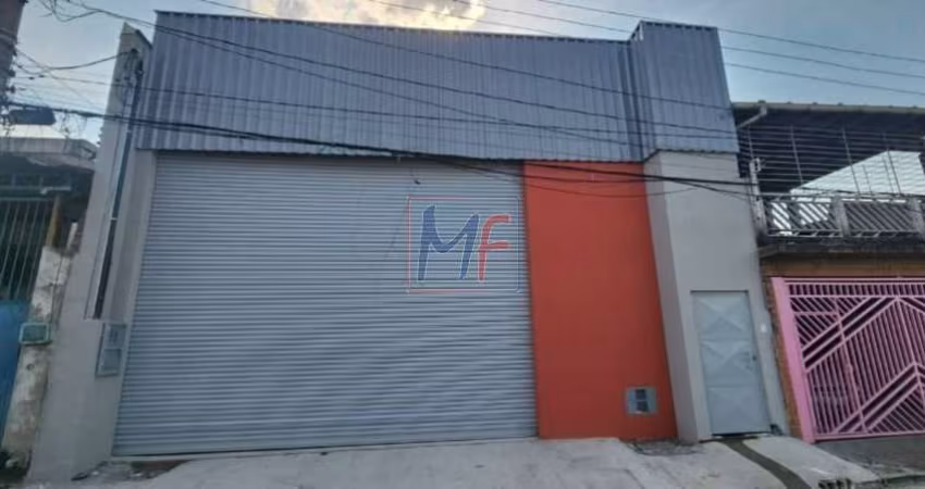 Excelente galpão  Jd. S.Cristóvão, 260m² a.c., 250m² a.t., pé direito de 6m, energia trifásica, escritório. Zon.ZEUP. (REF 18.089)