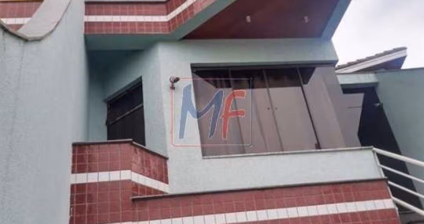 Excelente sobrado no Jardim Independência, com 280m² a.u., 5 dormitórios (1 suíte), sala, cozinha, churrasqueira, 9 vagas (REF 18.966)