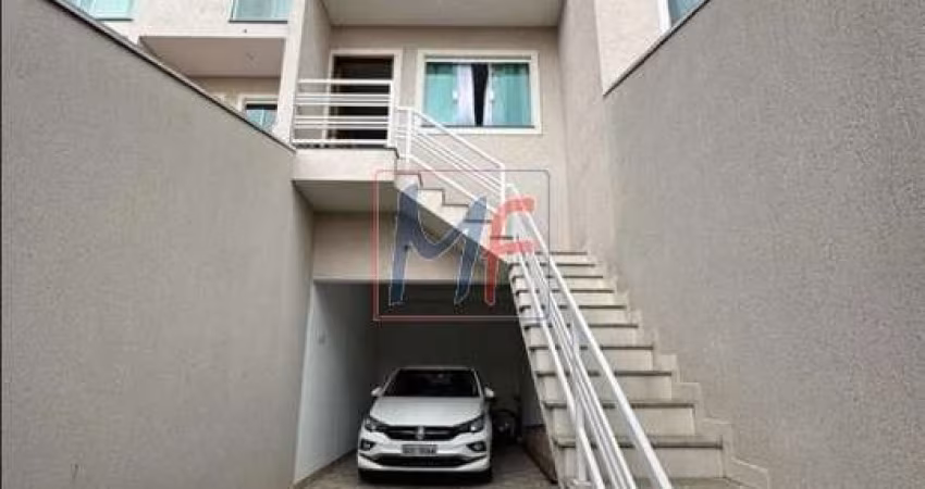 Excelente sobrado na Vila Paulistana, com 3 dormitórios (1 suíte), sala, cozinha, lavabo, lavanderia, área externa, 2 vagas (REF 19.011)