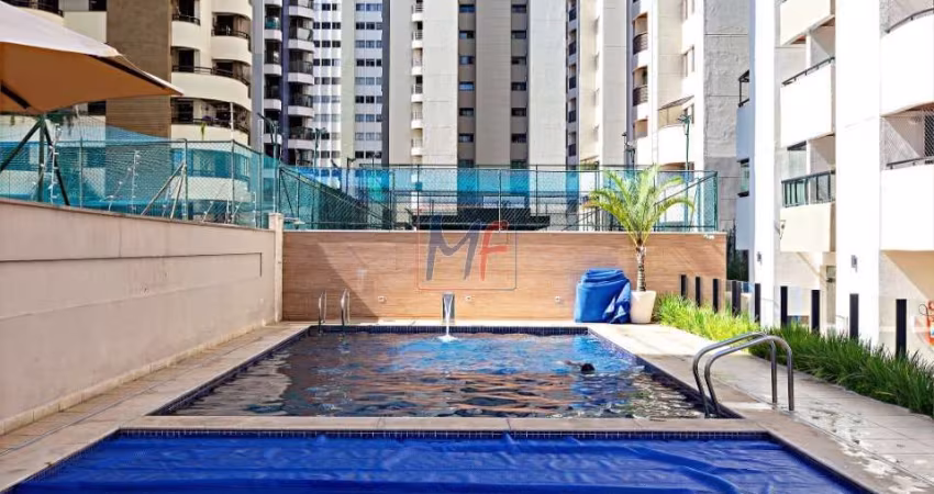 Excelente apto no Brooklin Paulista, com 75m² a.u., 2 dormitórios (1 suíte), cozinha, sala, sacada, escritório, depósito, 2 vagas (REF 19.019)