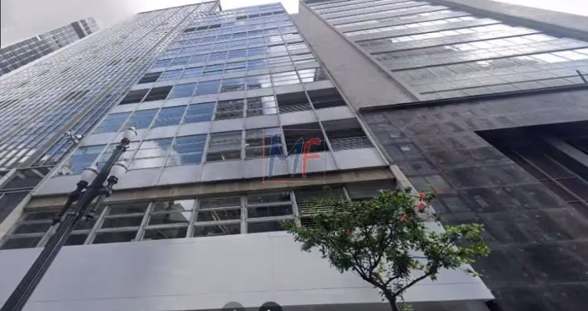 Excelente conjunto comercial no centro de sp,   20 andar, com 256 m² de área útil, dois banheiros , salas fechadas, nas proximidades do metrô são bento (ref 19.147)