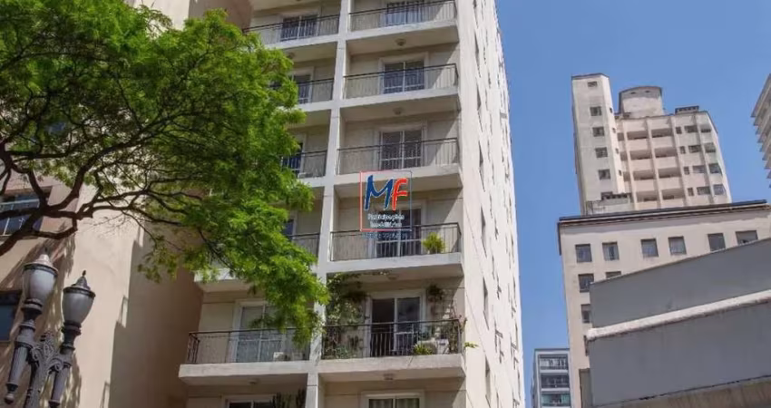 Excelente Apartamento localizado no bairro República , 11 andar , mobiliado, com 30m² de a,u, 1 dormitório, sala, cozinha e 1 banheiro , varanda e garagem . REF: 19.520