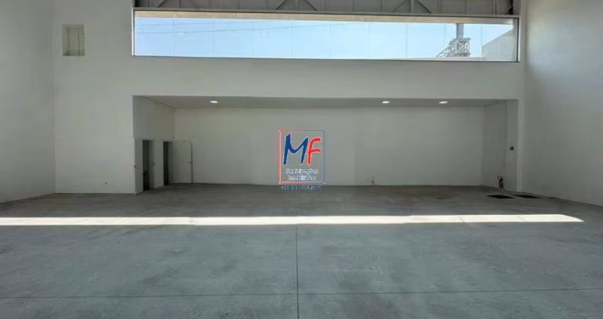 Excelente Galpão Comercial  Mauá, com 584 m²  a.c., 840 m² terreno,  vão livre  e 9mts de pé direito, vão livre. REF: 20.073