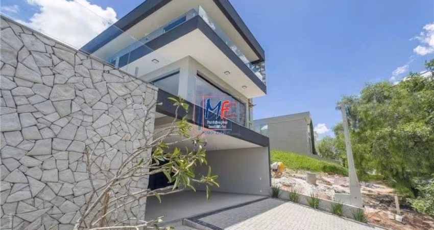 Excelente sobrado em cond. fechado em Vinhedo/SP, 260m² a.u., 3 quartos (3 suítes), sala, espaço gourmet, piscina, 2 vagas (REF 19.044)
