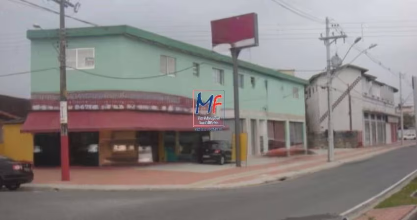 Excelente prédio comercial na Praia Grande/SP, com 659 m² a.u., composto de 6 lojas e 4 aptos. Prox. Rua Maria Beltrame Borloni (REF 19.966)