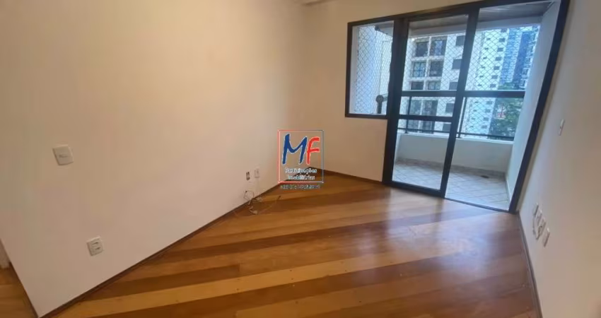 Excelente apartamento no Brooklin Paulista, 75 m²  a.u., 2 dorm(s), sendo 1 suíte com armários, sacada, cozinha com armários, lazer completo, 2 vagas, REF: 19.758