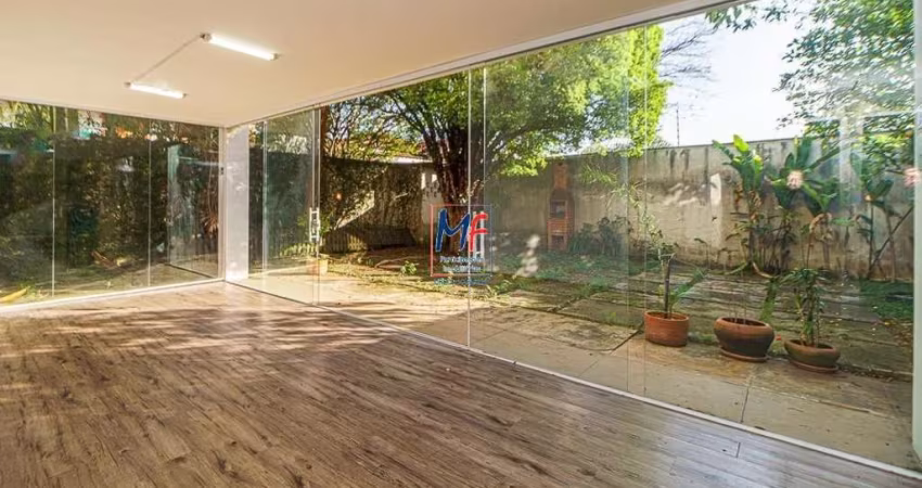 Casa para Comércio ou Residência, ótima localização no Sumarezinho, 334 m² área útil, 6 dorm(s),4 vagas de garagem. Zoneamento: ZECOR-3. (REF: 19.588).