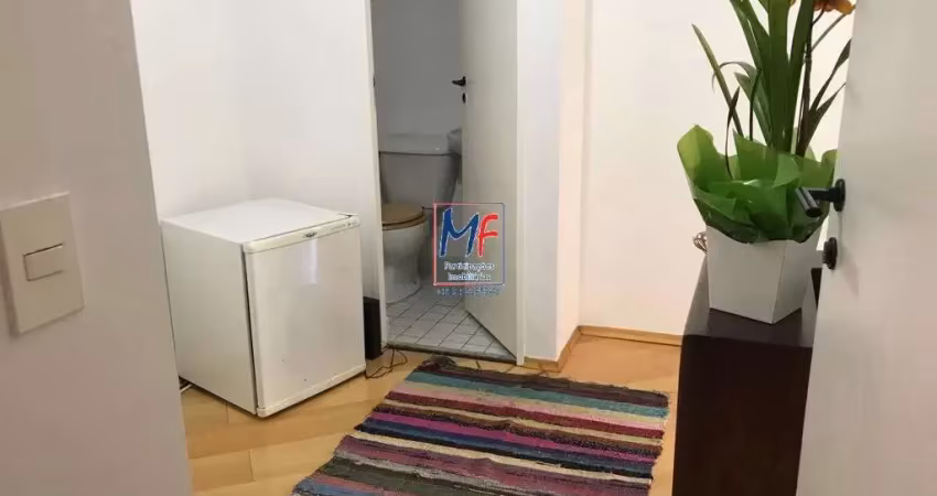 Excelente sala comercial em indianópolis, com 30 m² a.u., banheiro e 1 vaga, nas proximidades da av. santo amaro (ref 20.111)