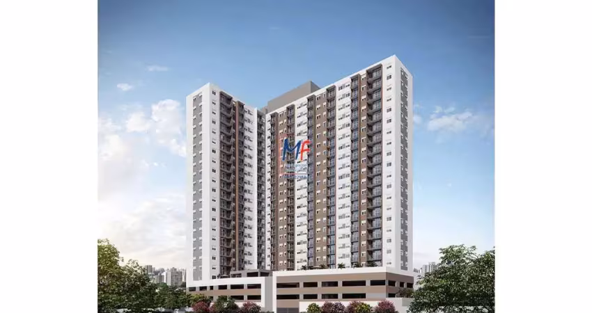 Excelente apto em construção , entrega Out/2025, 37m² a.u., 2 dormitórios, 1 vaga, lazer. Prox. Metrô Oratório (REF 19.651)