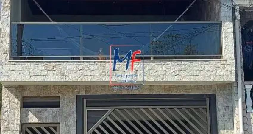 Excelente casa (sobrado) localizada em santo andré, com 263 m²  área construída, 3 dorm(s), (sendo 1 suíte), 4 vagas de garagem, depósito. ref: 19.707