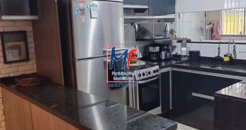 Excelente sobrado na Cidade Patriarca, com 110m² a.u., 3 dormitórios (1 suíte), sala, varanda, copa, cozinha, lavabo, quintal, churrasqueira, sótão, 2 vagas (REF 20.079)