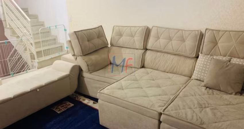 REF: 16.074 - Lindo sobrado em condomínio fechado, 189 m²  a.u., 3 suítes, closet, sala, cozinha ampla, área  serviço, churrasqueira, 3 vagas.