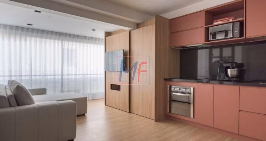 REF: 14.474 Cobertura duplex totalmente mobiliada, com 102 m², 1 suíte, 2 banheiros, cozinha integrada,  varanda com fechamento em vidro.