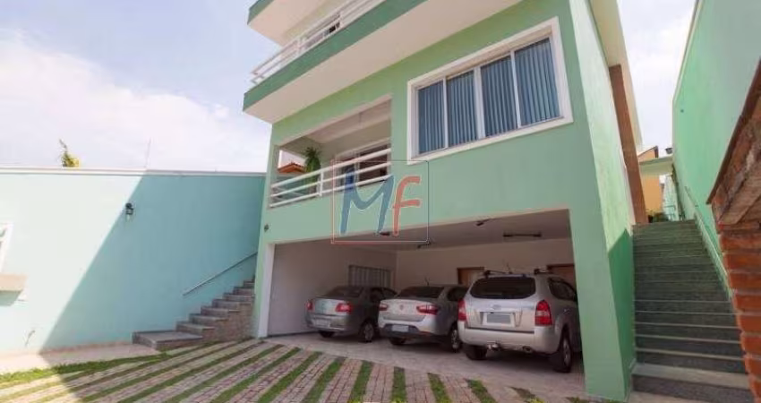 REF: 11.415 Maravilhosa casa  600 m² terreno 450 m²  A.C. 4 dorms., 4 suítes 6 vagas  bairro Parque dos Príncipes.