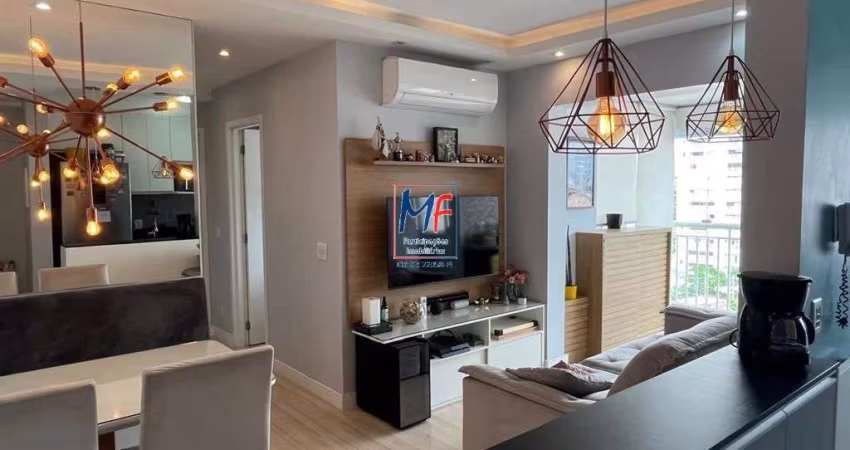 Excelente apto em Quinta da Paineira, com 57m² a.u., 2 dormitórios (1 suíte), sala, cozinha, lavanderia, varanda envidraçada, 1 vaga, lazer (REF 20.194)