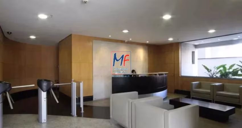Excelente sala comercial em Moema, com 32m² a.u., 2 banheiros, 1 vaga. Prox. Av. Santo Amaro (REF 20.446)