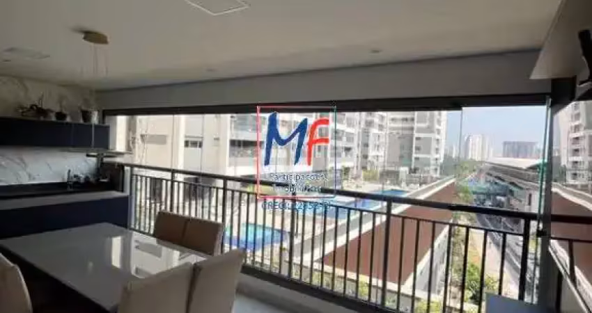 Excelente apto v. independência,  121m² a.u., 3 suítes ,  varanda envidraçada, 2 vagas, lazer. prox. metrô oratório (ref 20.448)
