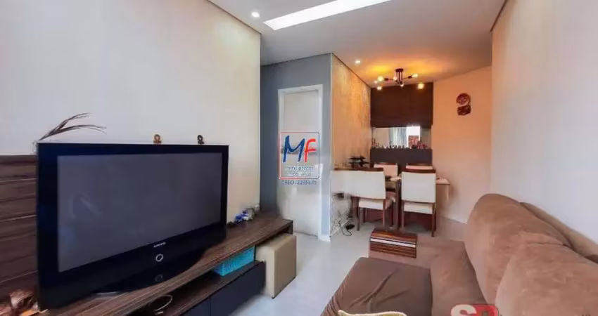 Excelente apto na Vila Anita, SBC, 80m² a.u., 3 dormitórios (1 suíte), sala, cozinha,  varanda, 2 vagas, lazer (REF 20.559)