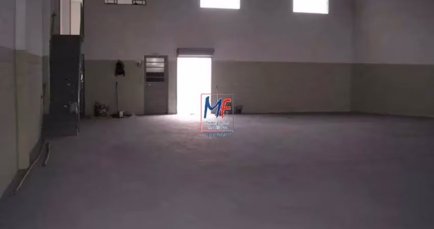 Excelente galpão  475 m² a.u., pé direito 6 m, 2 escritórios, almoxarifado, entrada de caminhões, energia industrial (ref 20.569)