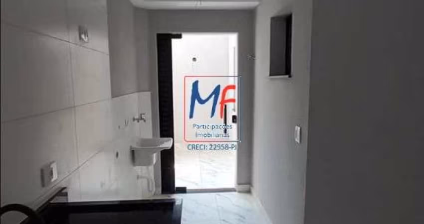 Excelente apto studio  com 31m² a.u., 1 dormitório, sala, cozinha. Prox. Metrô Santana, Avenidas Casa Verde (REF 20.723)