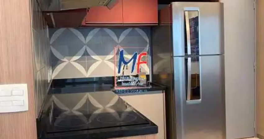 Excelente apto studio em Indianópolis, com 44m² a.u., 1 dormitório, sala, cozinha, varanda, 1 vaga, lazer. Prox. Metrô Moema (REF 20.675)