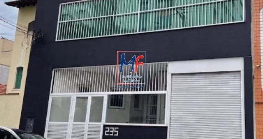 Excelente Prédio Comercial, com 560 m²a.t., dois andares e sub-solo.Com salas amplas, 9 banheiros,6 vagas, copa. REF 20730