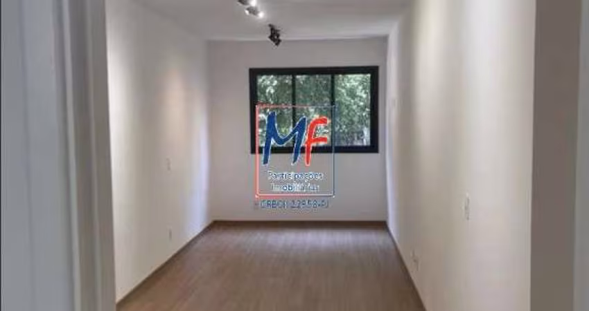 Excelente apto studio na Vila Buarque, 26m² a.u., 1 dormitório, sala, cozinha, lazer. Prox. Metrô Santa Cecília . (REF 20.704)
