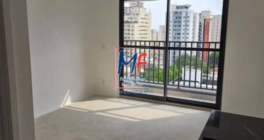 Excelente apto studio na Vila Mariana, com 23m² a.u., 1 dormitório, sala, cozinha, banheiro, varanda, lazer. Prox. Metrôs Ana Rosa e Vila Mariana (REF 20.690)