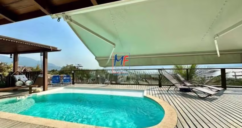Bela casa cond. fechado praia do engenho d´água,  490 m² a.c., 5 dorms. (4 suítes), hidro, academia, piscina (ref 20.614)