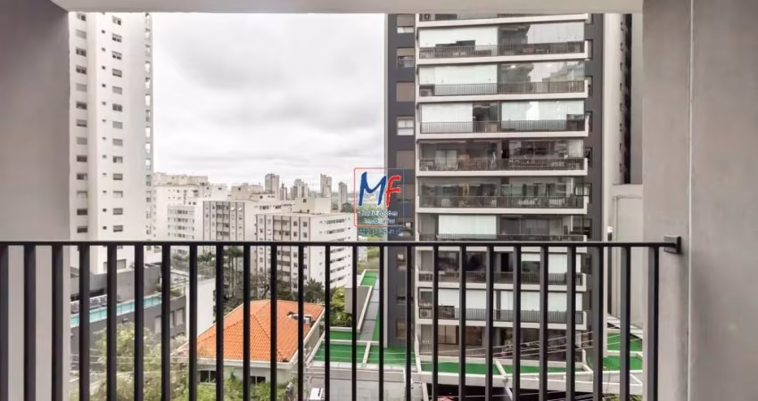 Excelente apto studio ,  com 31m², 1 dormitório, cozinha, banheiro, varanda, lazer. Prox. Metrô Vila Madalena (REF 20.778)