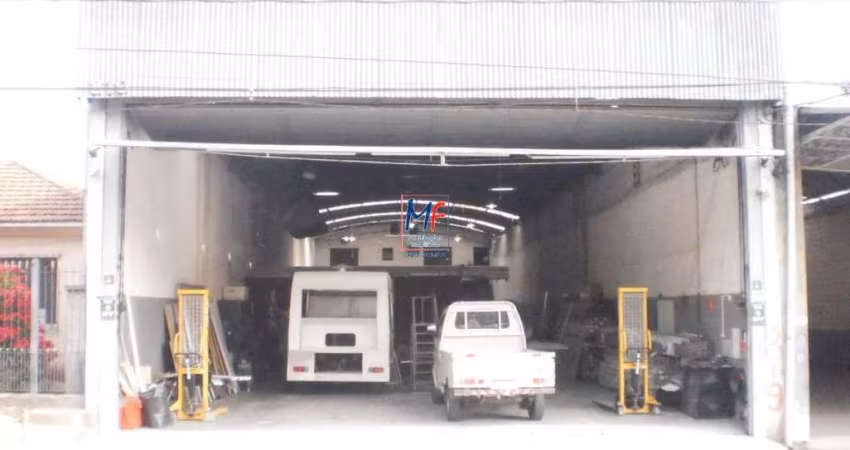 Excelente Galpão com Rua larga no Bairro Rochdale em Osasco, com  430 m² área construída, 2 salas, cozinha e um banheiro. REF 6612