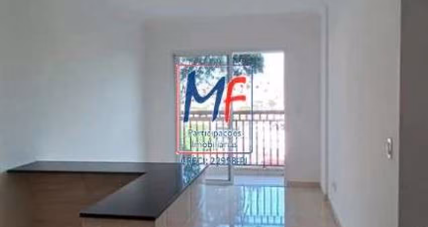 Excelente apto na Vila Castelo, com 39m² a.u., 1 dormitório, sala, cozinha americana, varanda, 1 vaga, lazer  completo.  Prox. Shopping Interlagos (REF 20.961)