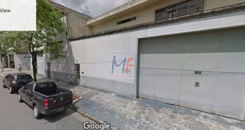 Excelente galpão na mooca, com 1.034 m² a.c., 1.000 m² a.t., testada de 25m, zoneamento zeis 3. não aceita permutas (ref 18.188)