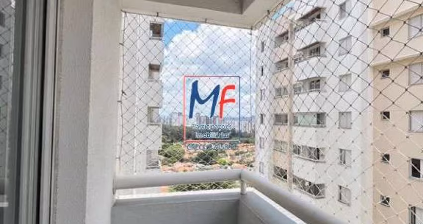 Excelente apto no Jaguaré, 52m² a.u., 2 dormitórios, sala, cozinha, varanda, área de serviço, 1 vaga, lazer. Prox. Shopping Continental, Shopping Villa Lobos (REF 20.978)