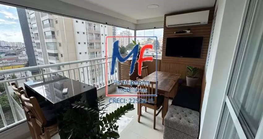 Excelente apto na vila ema, com 62m² a.u, 2 dormitórios (1 suíte), salas de estar e jantar, cozinha, lavanderia, varanda envidraçada, 1 vaga, lazer (ref 21.056)