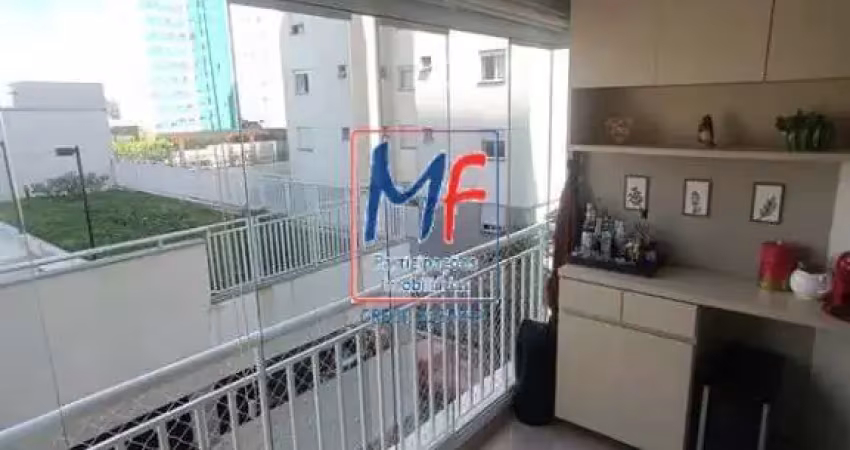 Excelente apto na vila prudente, com 55m² a.u., 2 dormitórios (1 suíte), sala, cozinha, varanda envidraçada, 1 vaga, lazer. prox. metrô vila prudente (ref 21.065)