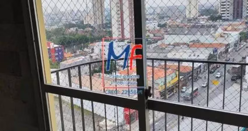 Excelente apto na chácara santo antônio (zona leste sp) com 54m² a.u., 2 dormitórios, sala, cozinha, varanda, 1 vaga. prox. av. conselheiro carrão (ref 21.073)