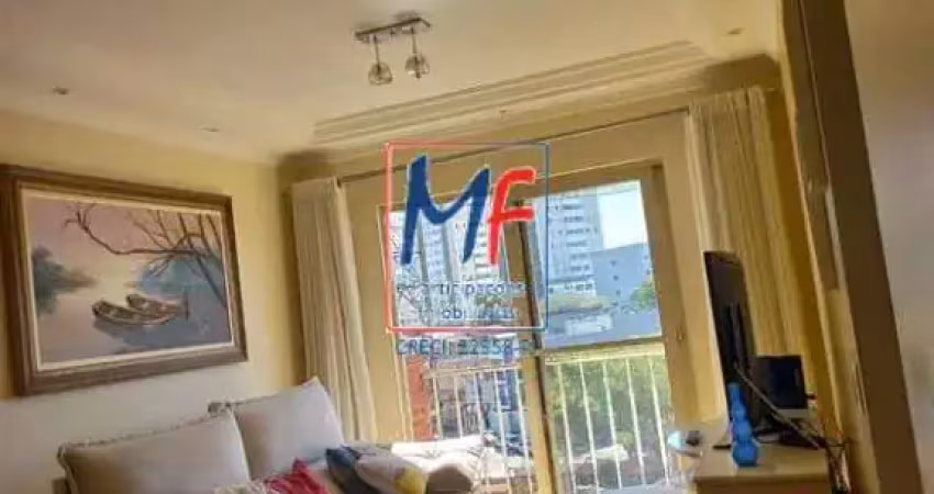 Excelente apto na vila ivone, com 62m² a.u., 2 dormitórios, sala com 2 ambientes, cozinha, área de serviço, varanda, 1 vaga fixa, lazer. prox. av. sapopemba (ref 21.074)