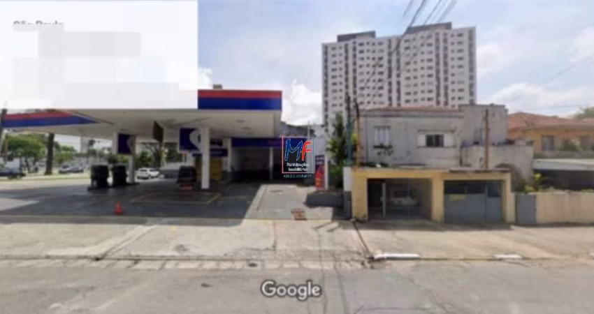Excelente terreno no bairro do Cambuci, São Paulo/SP, com 1.155 m² a.t., 739 m² a.c., testada de 48 metros, Zoneamento ZM. Prox. Av. Dom Pedro I (REF 19.579)