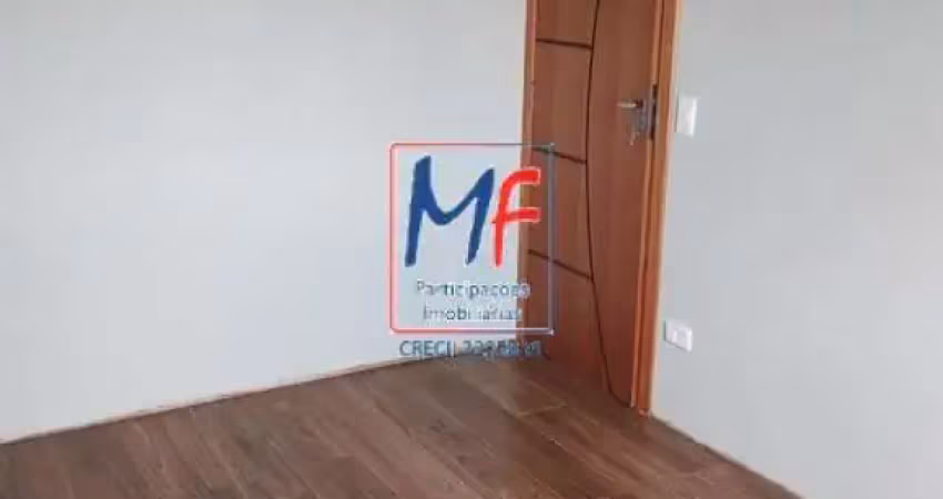Excelente apto na Vila das Mercês, com 52m² a.u., 2 dormitórios, sala, cozinha, banheiro, 1 vaga, lazer. Prox. Metrô Sacomã (REF 21.114)