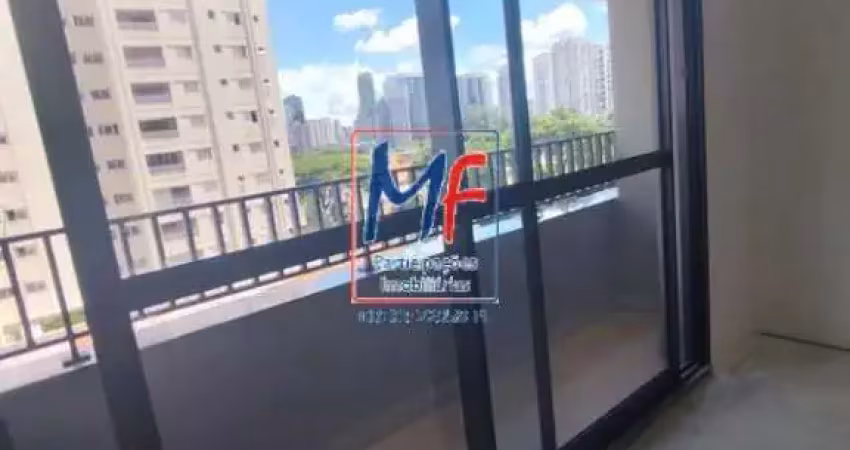 Excelente apto studio na vila cordeiro, com 23m² a.u., 1 dormitório, cozinha, banheiro, varanda, lazer. prox. avenidas morumbi e santo amaro (ref 21.120)
